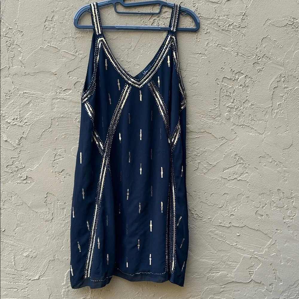 Lulu’s “Give It Some Glamour” Shift Dress – Size M - Picture 2 of 5